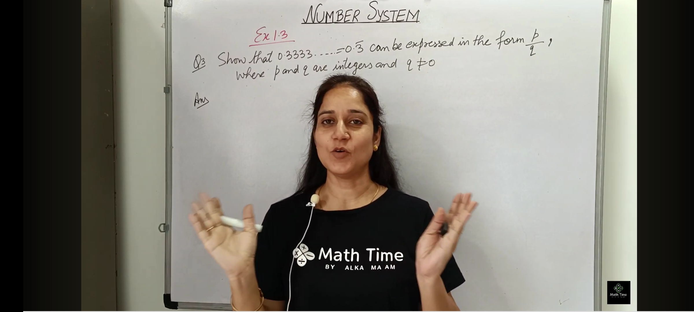Alka Ma'am teaching online class